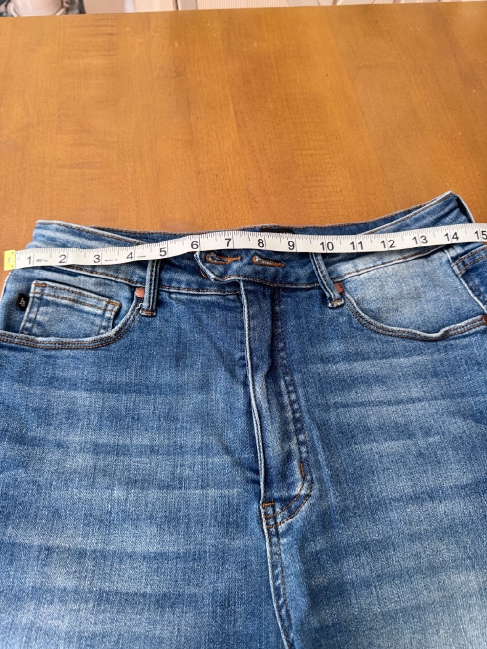 Judy Blue High Rise Denim Shorts - Picture 6 of 8